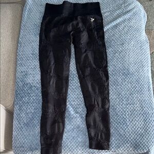 Gymshark Black Textured Leggings